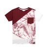 Camiseta vinotinto manga corta para niño