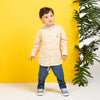 Camisa rayas manga larga para bebé niño