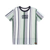 Camiseta rayas manga corta para niño