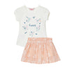 Conjunto Lucia marfil para bebé niña