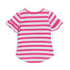 Camiseta manga corta Daliana rayas para bebé niña