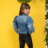 Chaqueta lavado medio para niña