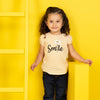 Camiseta Juanita rayas manga corta para bebé niña