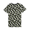 Camiseta Felipe verde militar manga corta para niño