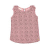 Camiseta rosa manga corta para bebé niña