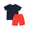 Conjunto Samuel azul oscuro para bebé niño