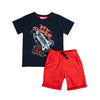 Conjunto Samuel azul oscuro para bebé niño