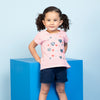 Camiseta Alejandra rayas manga corta para bebé niña