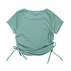 Camiseta verde manga corta para niña