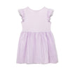 Vestido lila para bebé niña
