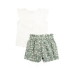 Conjunto marfil para bebé niña