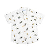 Camisa Mateo miniprint manga corta para bebé niño