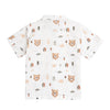 Camisa miniprint manga corta para bebé niño