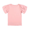 Camiseta Lia palo rosa manga corta para niña