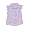 Blusa Alicia manga sisa miniprint para bebé niña