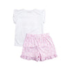 Pijama blanca para bebé niña