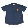 Camisa azul oscuro manga corta para bebé niño