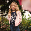 Chaqueta Lola rosa para bebé niña