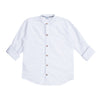 Camisa blanca manga larga para niño