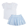 Conjunto Lucia blanco para bebé niña
