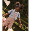 Vestido doble prenda miniprint para niña