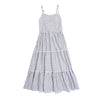Vestido de rayas para niña