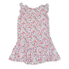 Vestido Oliva miniprint para niña