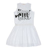 Vestido Estrella blanco para niña