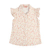 Blusa Alicia miniprint manga sisa para bebé niña