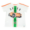 Camiseta marfil manga corta para bebé niño