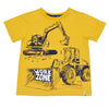 Camiseta Omar mostaza manga corta para bebé niño