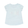 Camiseta Alejandra de rayas manga corta para bebé niña