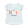 Camiseta Alejandra de rayas manga corta para bebé niña