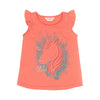 Camiseta Natalia coral manga corta para bebé niña