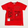 Camiseta Miguel roja manga corta para niño