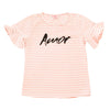 Camiseta Dulce rayas manga corta para niña