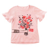 Camiseta Dulce rosa manga corta para niña