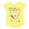 Camiseta Viole amarilla manga corta para niña