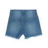 Short lavado medio para niña