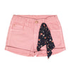 Short Rafaela palo rosa para niña