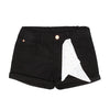 Short Rafaela negro para niña
