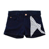 Short Rafaela azul oscuro para niña