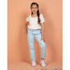 Jogger azul claro para niña