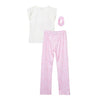 Pijama marfil con accesorio para niña