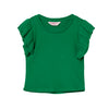 Camiseta Laura manga sisa verde antioquia para niña