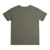 Camiseta manga corta verde militar para niño