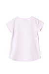 Camiseta Alejandra lila manga corta para bebé niña