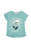 Camiseta Alejandra m/c verde para bebe niña