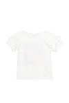 Camiseta Lupita m/c marfil para bebe niña