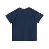 Camiseta manga corta azul oscuro para bebé niño